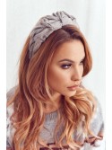 Gray corduroy hairband OP1171 - Online store - Boutique